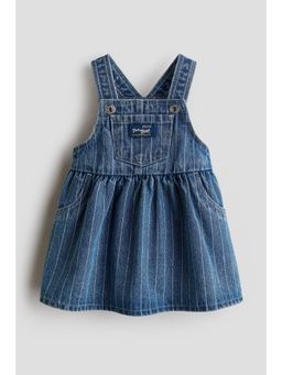 H&M - Girls Blue Denim Dungaree Dress