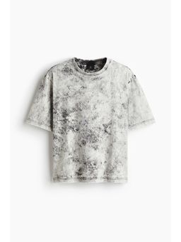 H&M - Men Multi-Color Oversized Fit Cropped T-Shirt