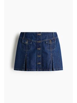 H&M - Women Blue Denim Mini Skirt