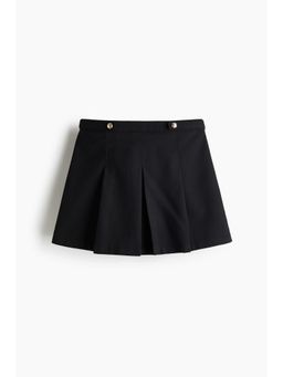 H&M - Women Black Pleated Skort