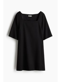 H&M - Women Black Twill Shift Dress