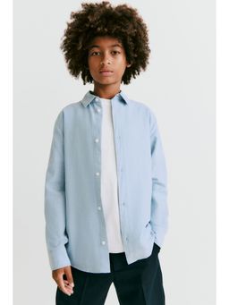 H&M - Boys Blue Cotton Shirt