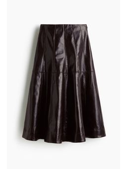 H&M - Women Red Coated Circular Skirt