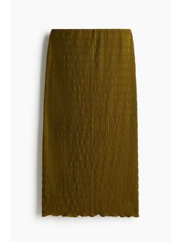 H&M - Women Green Smocked Skirt