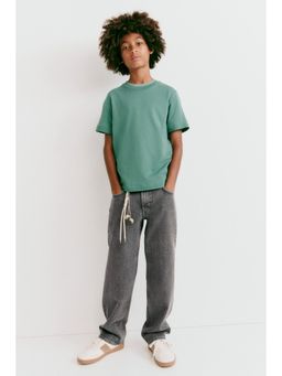 H&M - Boys Grey Relaxed Fit Straight Leg Jeans
