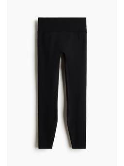 H&M MOVE - Women Black Seamless Sports Leggings with Drymove
