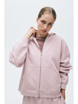 H&M - Women Pink Zip-Through Hoodie Jacket