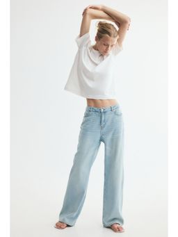 H&M - Women Blue Baggy Regular Waist Jeans