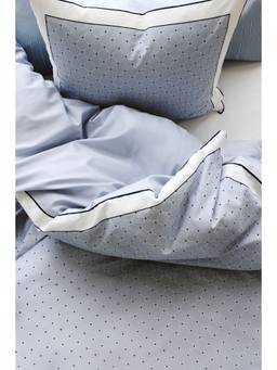 H&M - Blue Cotton Sateen Single Duvet Cover Set