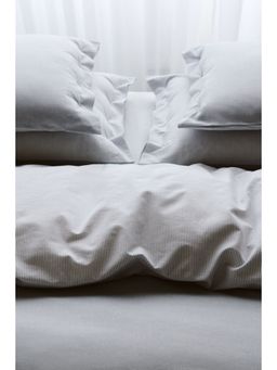 H&M - Home Blue Oxford Double/King Duvet Cover Set