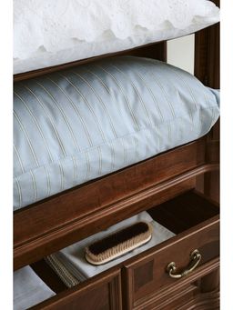 H&M - Blue 2-Pack Striped Pillowcases