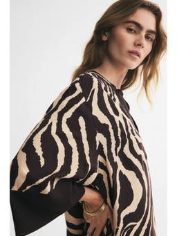 H&M - Women Brown Viscose Tunic Dress