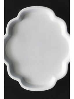 H&M - White Porcelain Serving Plate