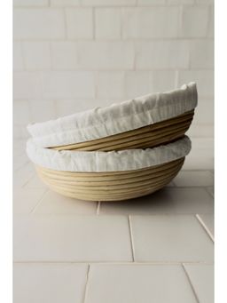 H&M - Home Beige Rattan Bread Basket