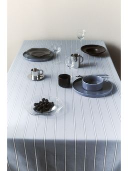 H&M - Multi-Color Striped Cotton Sateen Tablecloth