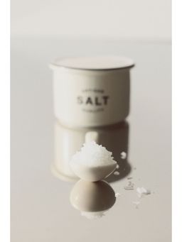 H&M - White Porcelain Salt Cellar