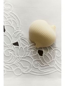 H&M - White Embroidery-Detail Table Runner