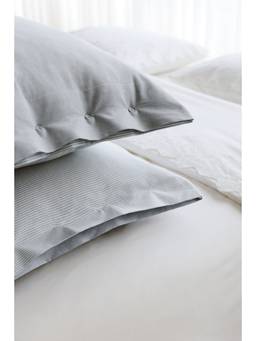 H&M - Home Blue 2-Pack Oxford-Weave Pillowcases