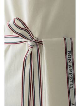 H&M - White Linen-Blend Apron