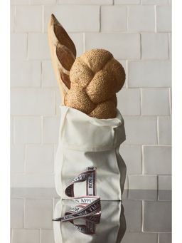 H&M - White Cotton Food Storage Bag