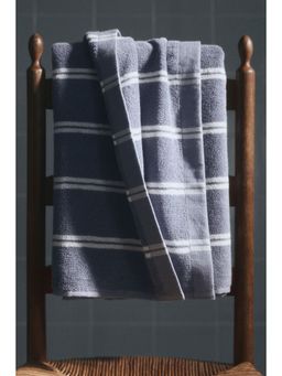 H&M - Blue Striped Bath Towel