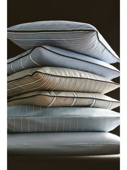 H&M - Blue Cotton Satin Cushion Cover