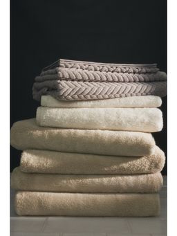 H&M - Beige 2-Pack Textured Guest Towels