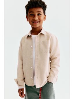 H&M - Boys Beige Oxford Shirt