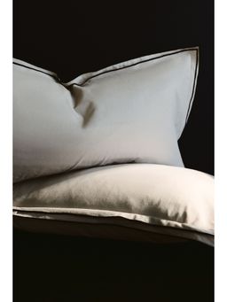 H&M - Beige 2-Pack Cotton Pillowcases