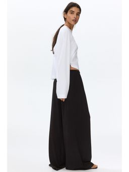 H&M - Women Brown Jersey Drawstring Trousers