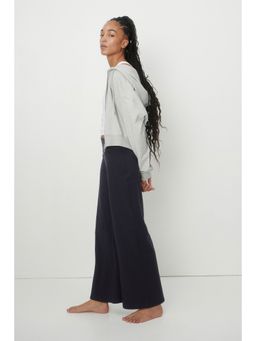 H&M - Women Blue Wide Trousers With Softmove