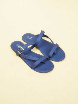 The Madras Trunk - Women Blue Sandals