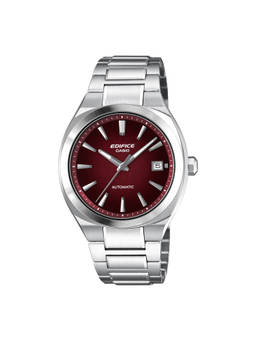 Casio - EDIFICE Stainless Steel Analog Red Round Watches-EFK-200D-4ADR (Medium)