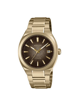 Casio - EDIFICE Stainless Steel Analog Brown Round Watches-EFK-200DG-5ADR (Medium)