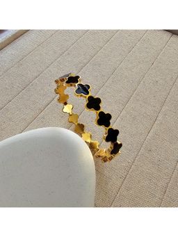 TAAHIRA JEWELLERY - 18K Gold Plated Arya Bangle Bracelet