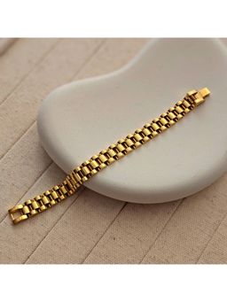 TAAHIRA JEWELLERY - 18K Gold Plated Cuban Chain Bracelet