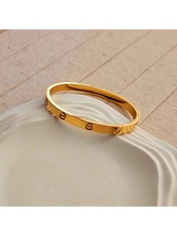 TAAHIRA JEWELLERY - 18K Gold Plated Ella Bangle Bracelet