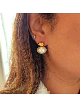 TAAHIRA JEWELLERY - 18K Gold Plated | Sasha Pearl Stud Earrings