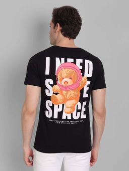 Glito - Black Men's Cotton Oversized T-shirt