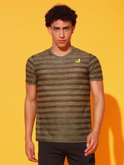 Glito - Green Men's Regular Fit Cotton Printed T-shirt for Casual