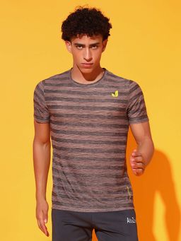 Glito - Pink Men's Regular Fit Cotton Printed T-shirt for Casual