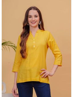Kipek - Womens Mustard Solid Top