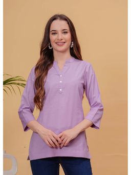 Kipek - Womens Lavender Solid Top