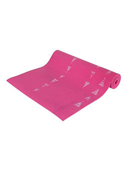 Vector X - 4mm PVC Printed Yoga Mat (Pink)