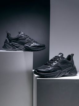 Red Tape - RedTape Men's Solid Black Sneaker