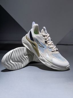 Red Tape - Men Textured Beige Walking Shoes