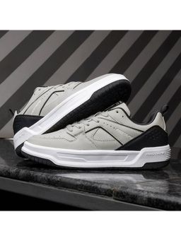 Red Tape - Men's Solid Grey Sneakers
