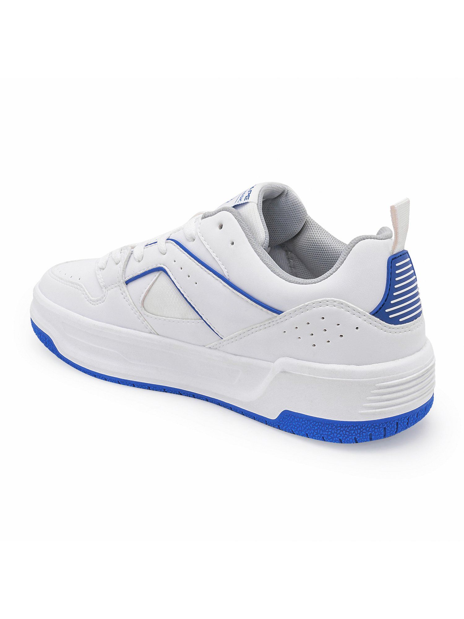 Buy Red Tape Men's Solid White Blue Sneakers Online