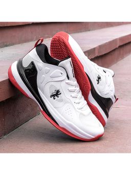 Red Tape - Men's Solid Black Red Sneakers