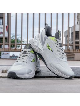 Red Tape - Men's Solid Grey Walking Shoes